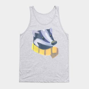 Badger With Scarf - Eyesasdaggers Tank Top